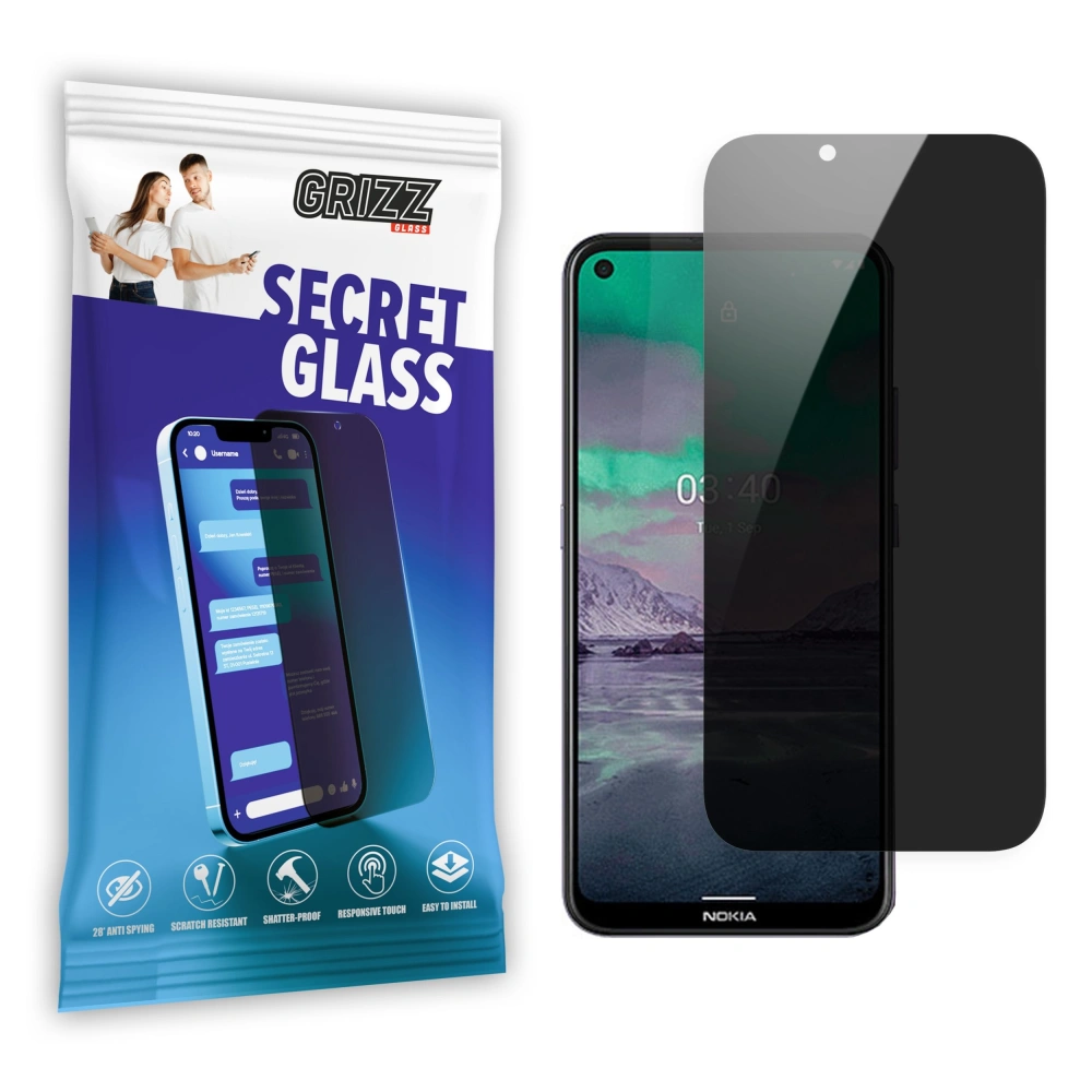 Hurtownia GSM - Pryvatizáló üveg GrizzGlass SecretGlass Nokia 3.4-hez - GRZ5547 - {ean13} - Hurt