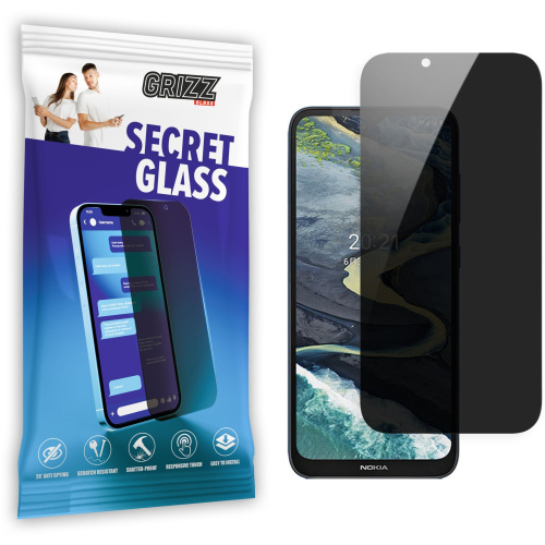 Hurtownia GrizzGlass - 5904063574117 - GRZ5553 - Szkło prywatyzujące GrizzGlass SecretGlass do Nokia C20 Plus - B2B homescreen