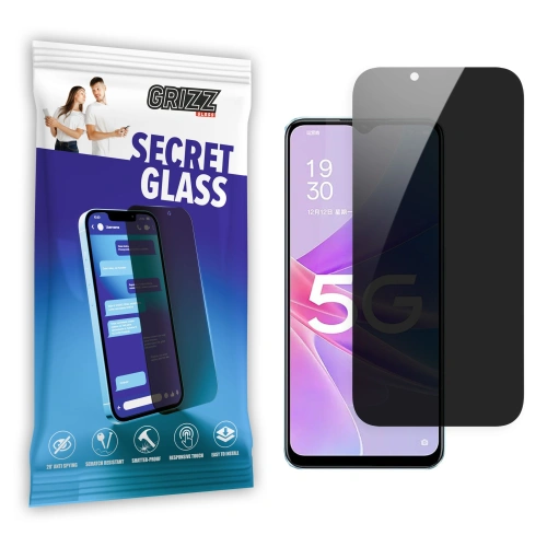 Matowe szkło prywatyzujące GrizzGlass SecretGlass do Oppo A58x 5G