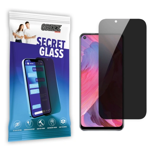 Matowe szkło prywatyzujące GrizzGlass SecretGlass do Oppo A74 5G