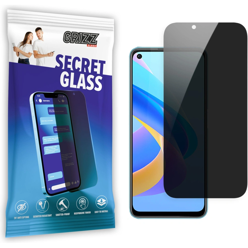 Wholesale GrizzGlass SecretGlass Oppo A76 - GRZ5620 - {ean13} - Hurt