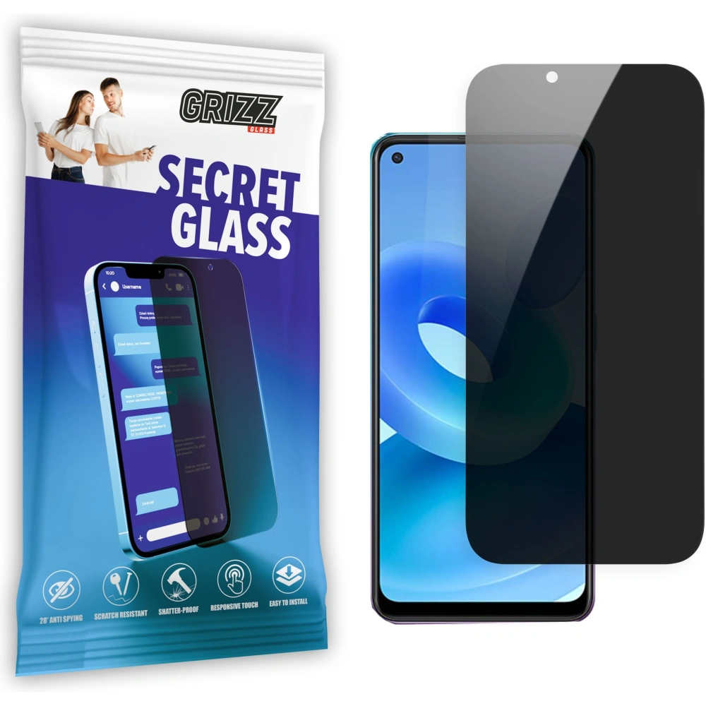 Matowe szkło prywatyzujące GrizzGlass SecretGlass do Oppo A95 5G