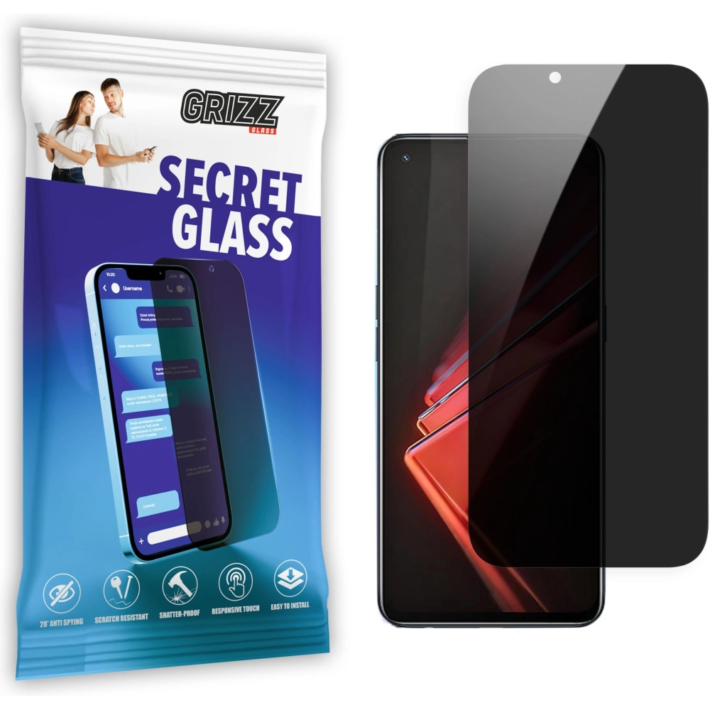 Matowe szkło prywatyzujące GrizzGlass SecretGlass do Oppo K9 5G