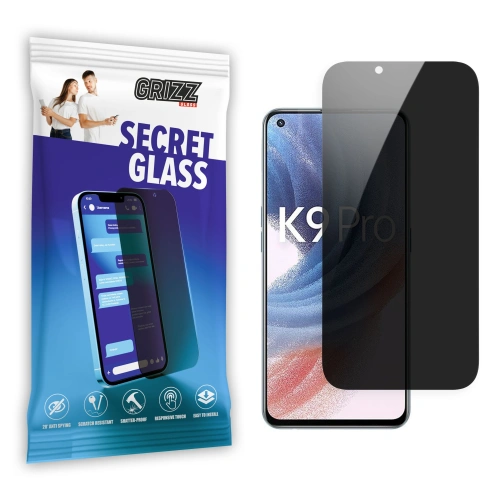 Matowe szkło prywatyzujące GrizzGlass SecretGlass do Oppo K9 Pro 5G