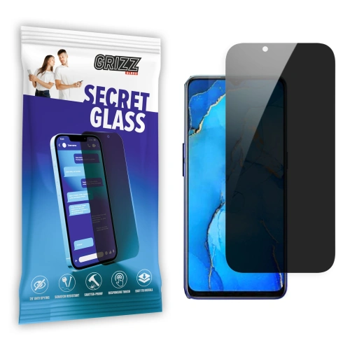 Matowe szkło prywatyzujące GrizzGlass SecretGlass do Oppo Reno 3