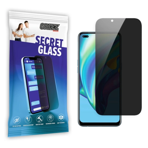 Matowe szkło prywatyzujące GrizzGlass SecretGlass do Oppo Reno 4 Lite