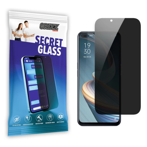 Matowe szkło prywatyzujące GrizzGlass SecretGlass do Oppo Reno 4Z 5G