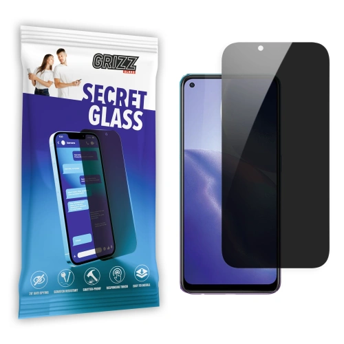 Matowe szkło prywatyzujące GrizzGlass SecretGlass do Oppo Reno 5Z 5G