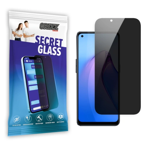 Matowe szkło prywatyzujące GrizzGlass SecretGlass do Oppo Reno 8 4G