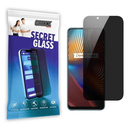 Matowe szkło prywatyzujące GrizzGlass SecretGlass do Realme 7i Global