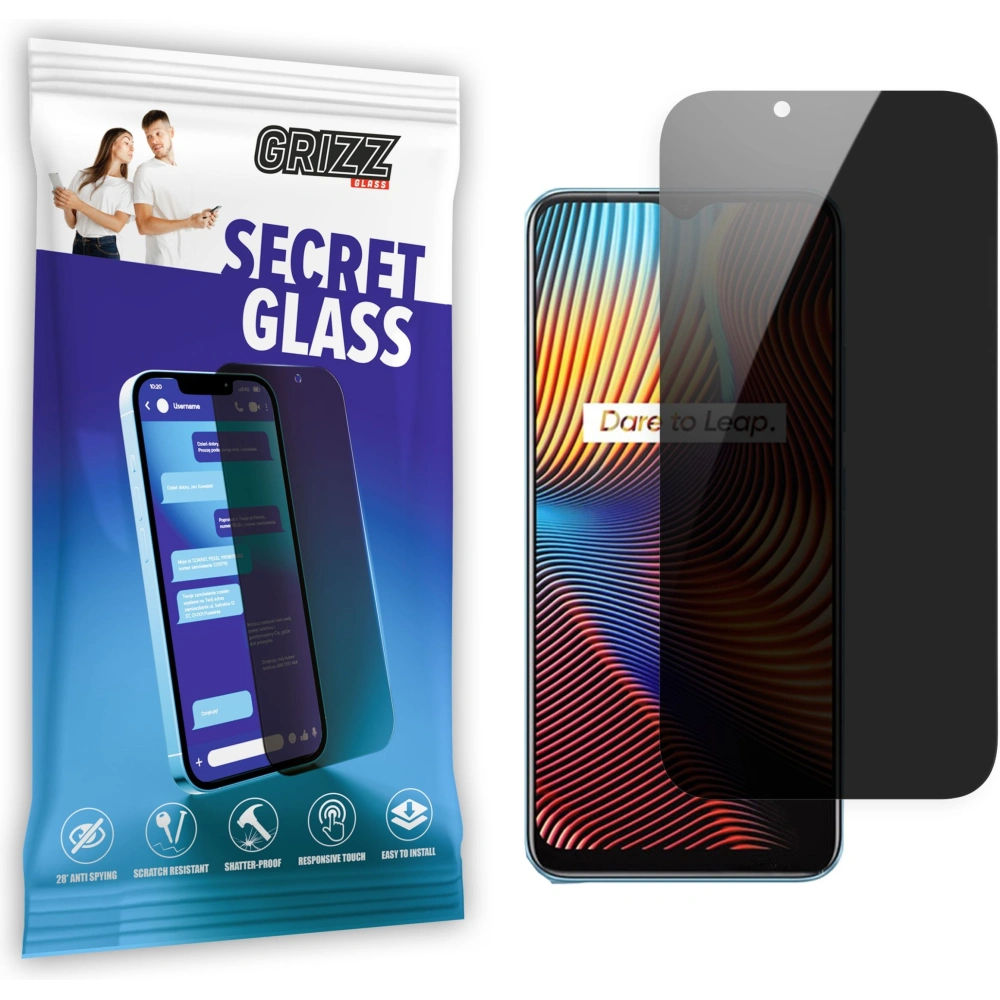 Szkło prywatyzujące GrizzGlass SecretGlass do Realme 7i Global