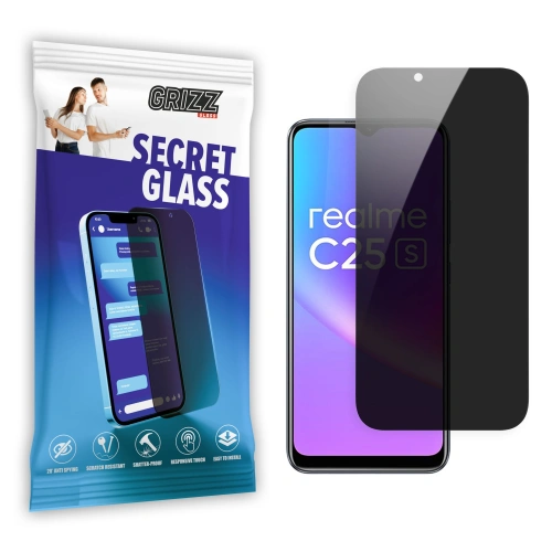 Matowe szkło prywatyzujące GrizzGlass SecretGlass do Realme C25s