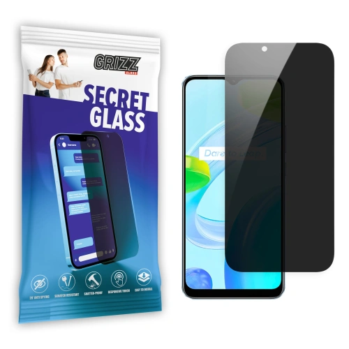 Matowe szkło prywatyzujące GrizzGlass SecretGlass do Realme C30