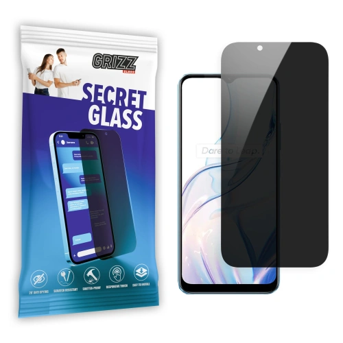 Matowe szkło prywatyzujące GrizzGlass SecretGlass do Realme C30s