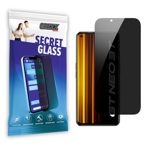 Matowe szkło prywatyzujące GrizzGlass SecretGlass do Realme GT 3 Neo