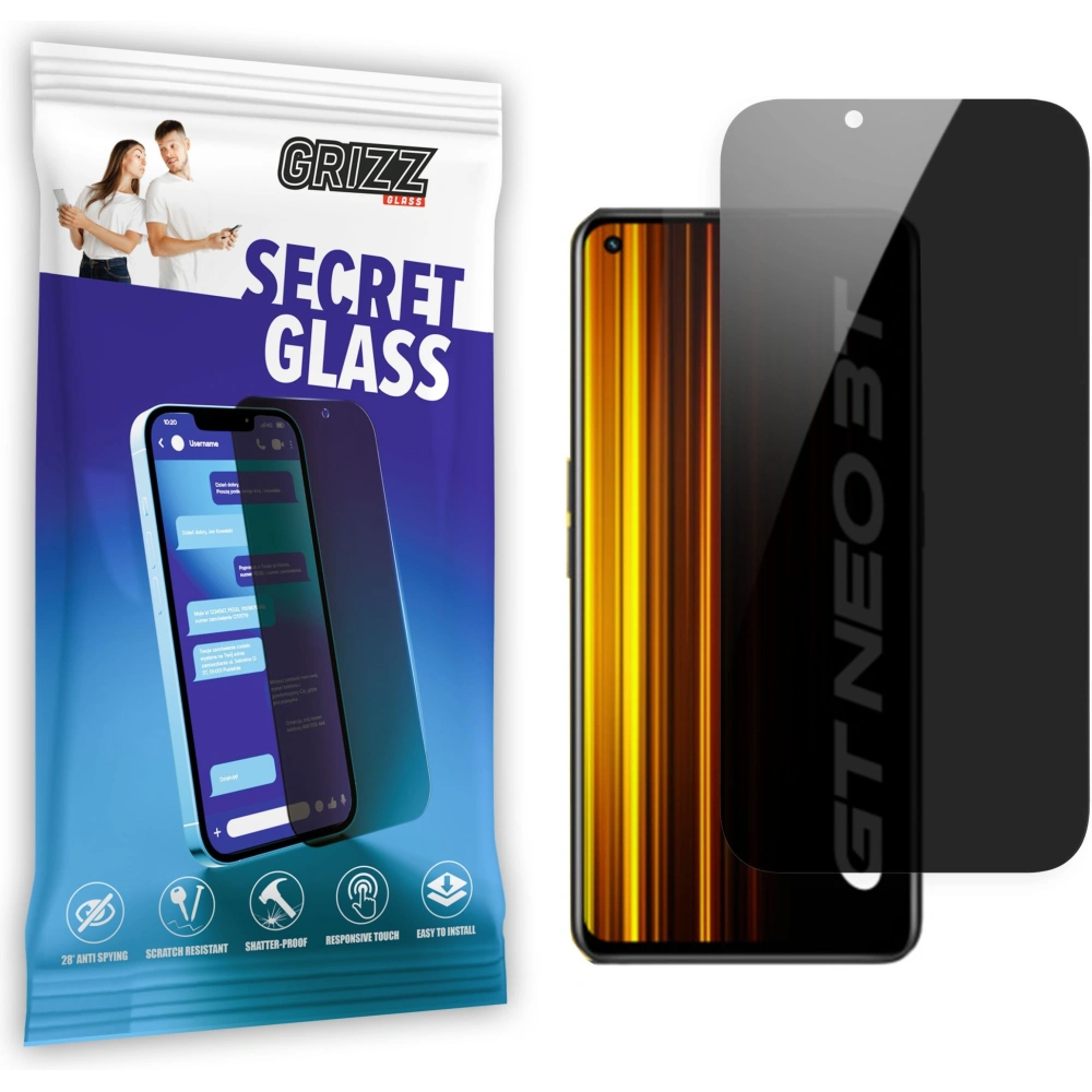 Hurtownia GSM - Privatizáló üveg GrizzGlass SecretGlass a Realme GT Neo 3T-hez - GRZ5696 - {ean13} - Hurt