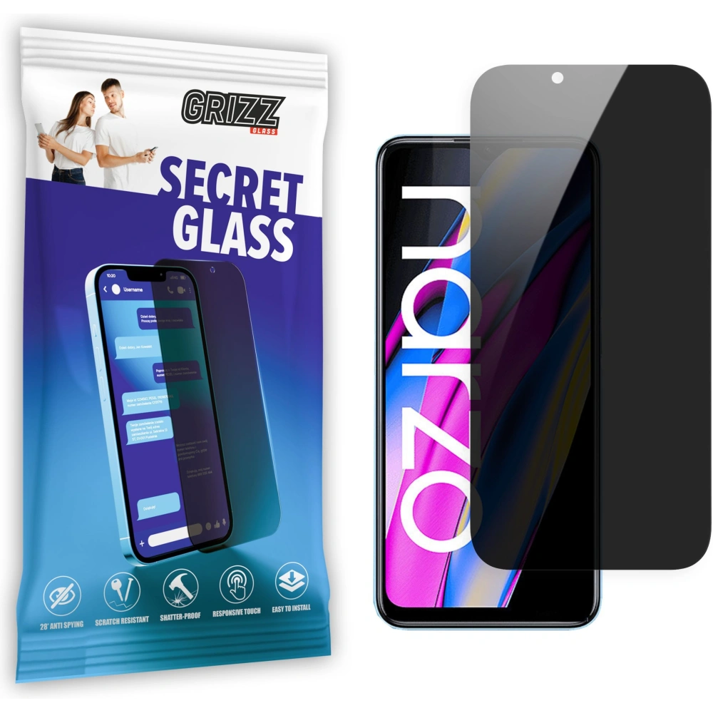 Wholesale GrizzGlass SecretGlass Realme Narzo 50A Prime - GRZ5701 - {ean13} - Hurt