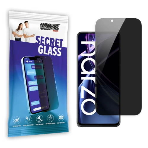 Matowe szkło prywatyzujące GrizzGlass SecretGlass do Realme Narzo N55
