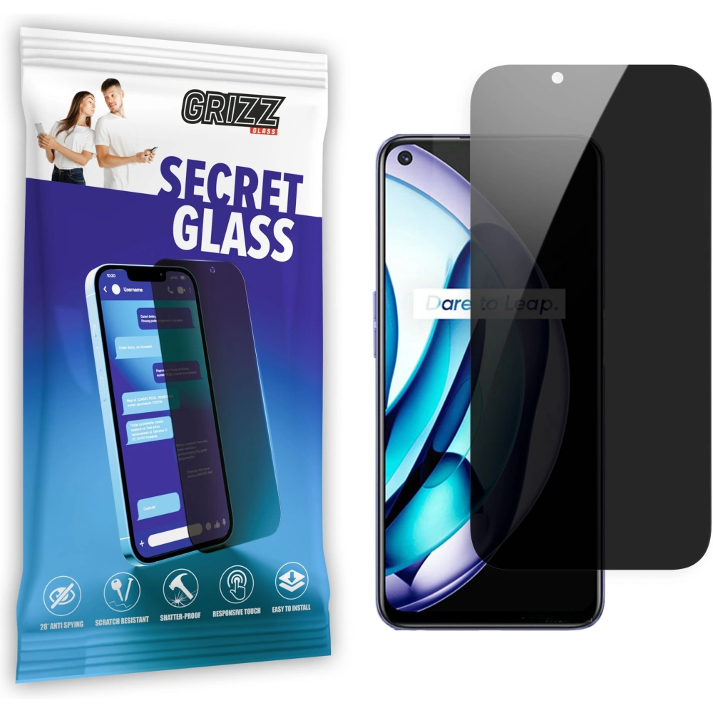 Hurtownia GSM - GrizzGlass Sichtschutzglas SecretGlass für Realme Q3T 5G - GRZ5706 - {ean13} - Hurt