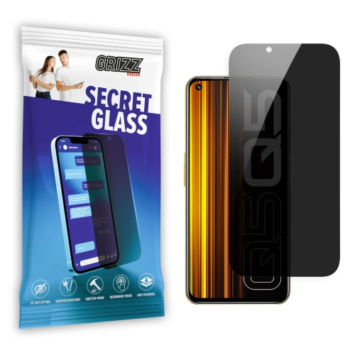 Matowe szkło prywatyzujące GrizzGlass SecretGlass do Realme Q5