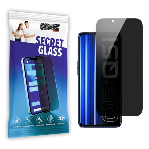 Matowe szkło prywatyzujące GrizzGlass SecretGlass do Realme Q5i