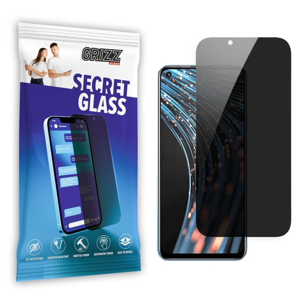 Hurtownia GSM - GrizzGlass Sichtschutzglas SecretGlass für Realme V25 - GRZ5712 - {ean13} - Hurt
