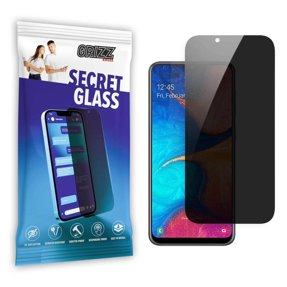 Hurtownia GSM - GrizzGlass Samsung Sichtschutzglas SecretGlass für Galaxy A20e - GRZ5729 - {ean13} - Hurt