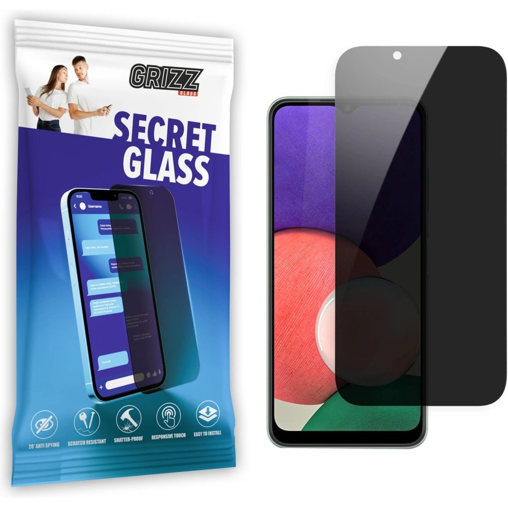 Hurtownia GSM - Sklo privatizující GrizzGlass SecretGlass pro Samsung Galaxy A22 5G - GRZ5733 - {ean13} - Hurt