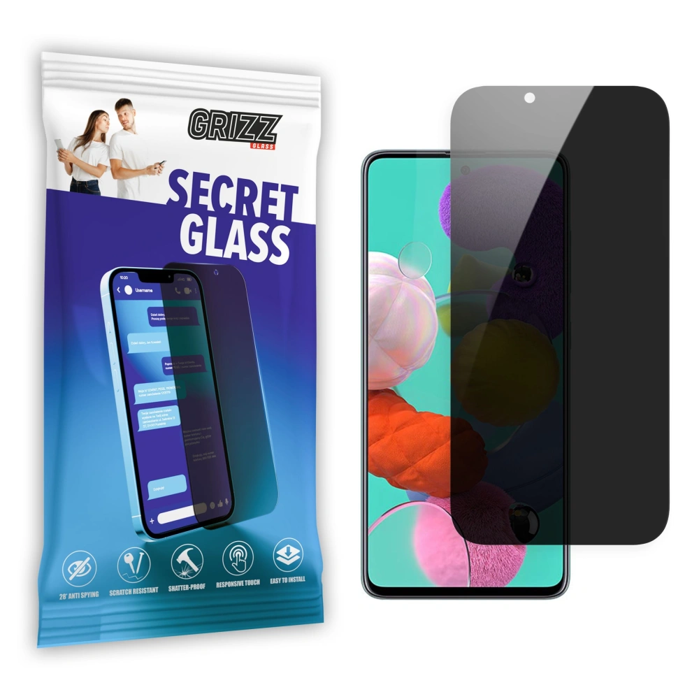 Hurtownia GSM - Sticlă de confidențialitate GrizzGlass SecretGlass pentru Samsung Galaxy A50 - GRZ5743 - {ean13} - Hurt