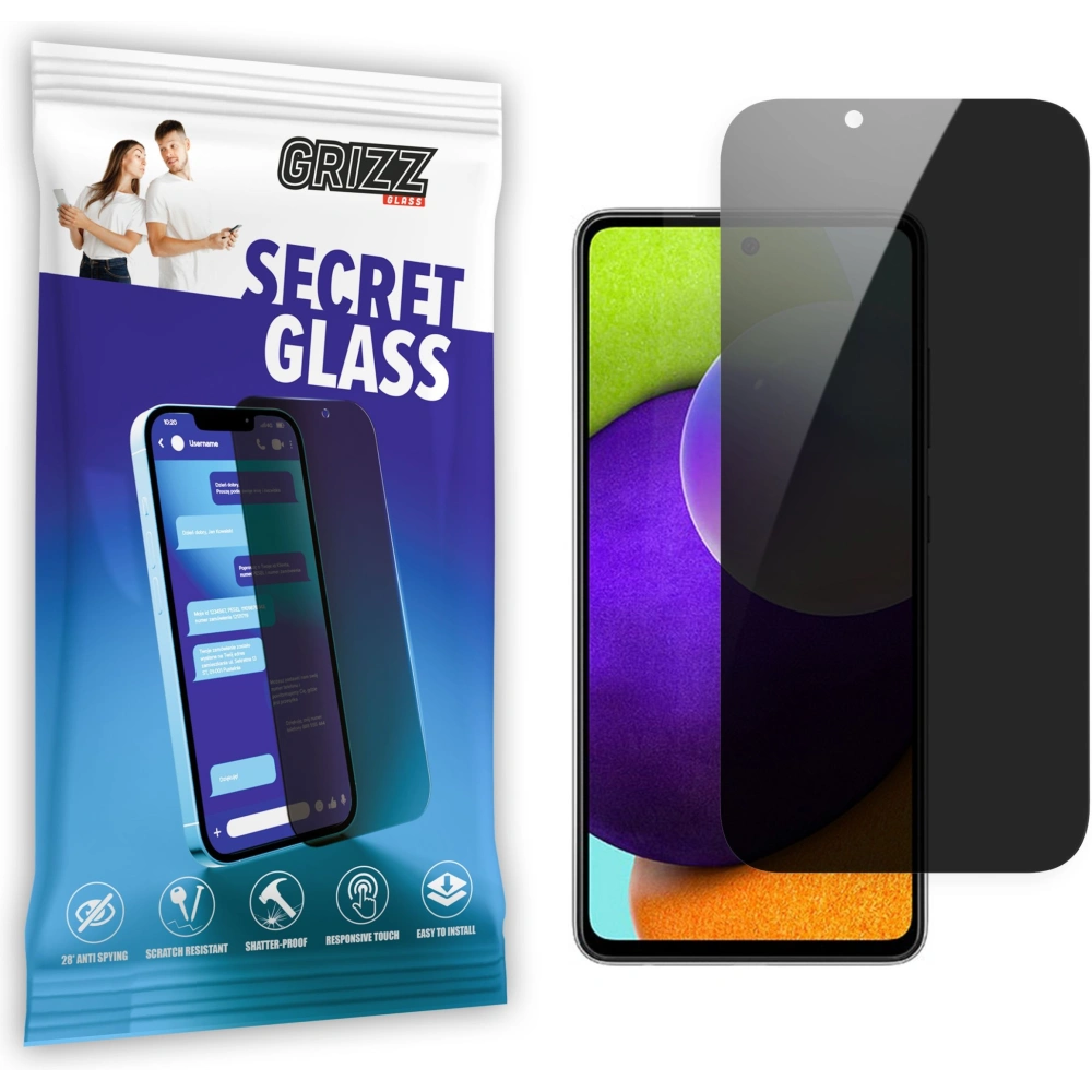 Hurtownia GSM - Pénzesítő üveg GrizzGlass SecretGlass Samsung Galaxy A52-hez - GRZ5745 - {ean13} - Hurt