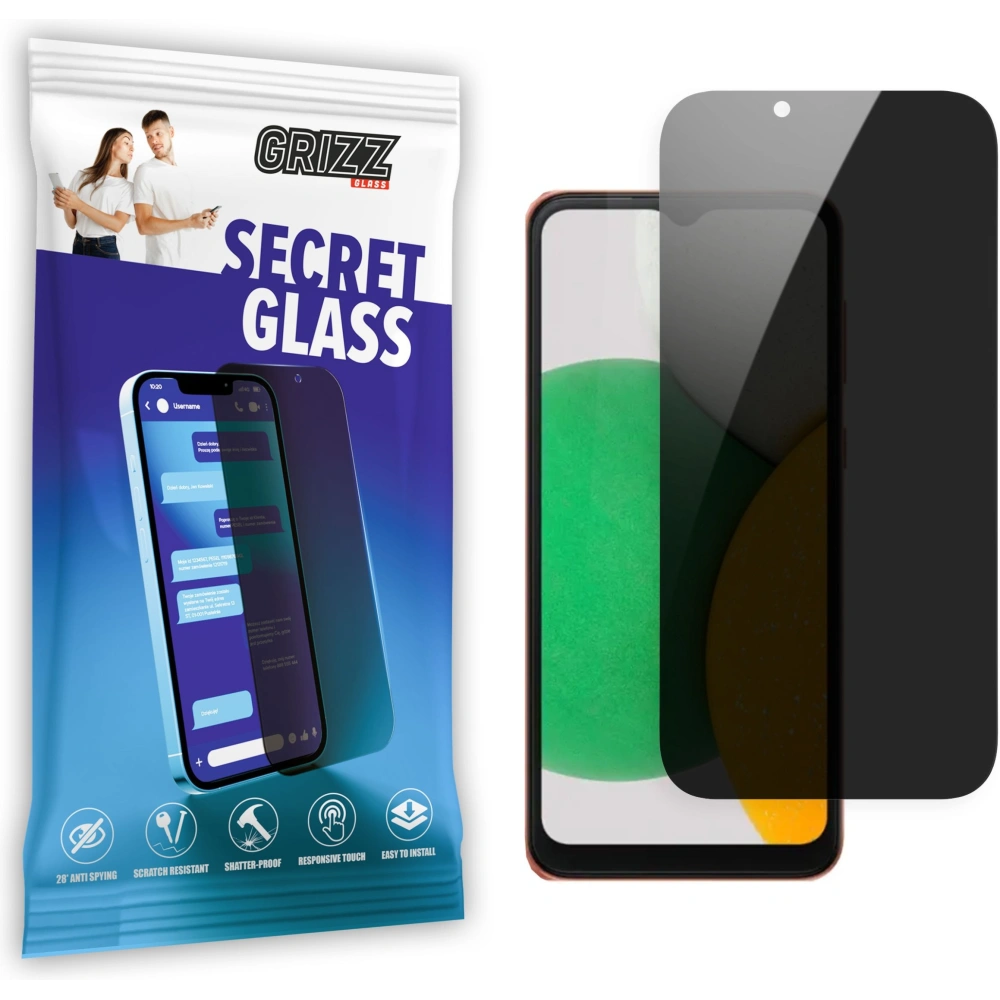 Hurtownia GSM - Sticlă de confidențialitate GrizzGlass SecretGlass pentru Samsung Galaxy M04 - GRZ5763 - {ean13} - Hurt