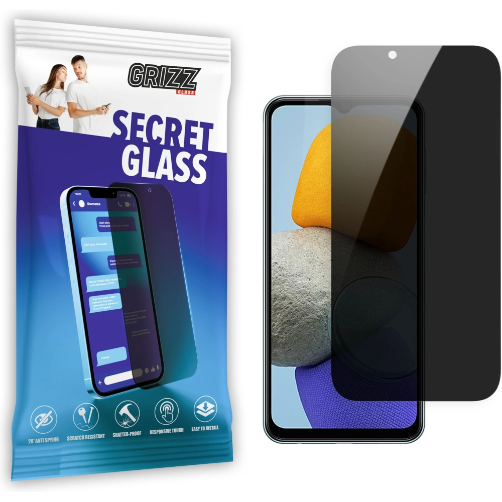 Hurtownia GSM - Sticlă de confidențialitate GrizzGlass SecretGlass pentru Samsung Galaxy M21s - GRZ5769 - {ean13} - Hurt