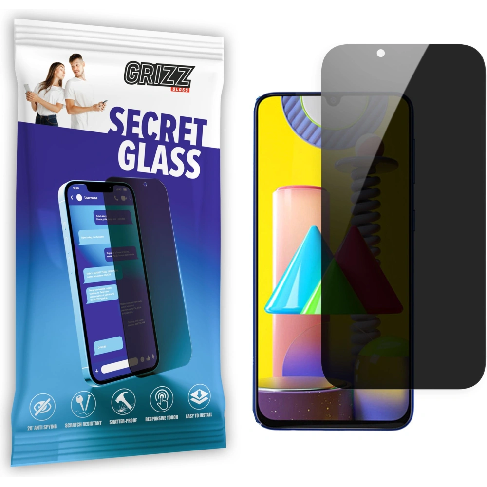 Hurtownia GSM - Sklářské soukromí GrizzGlass SecretGlass pro Samsung Galaxy M31 - GRZ5772 - {ean13} - Hurt