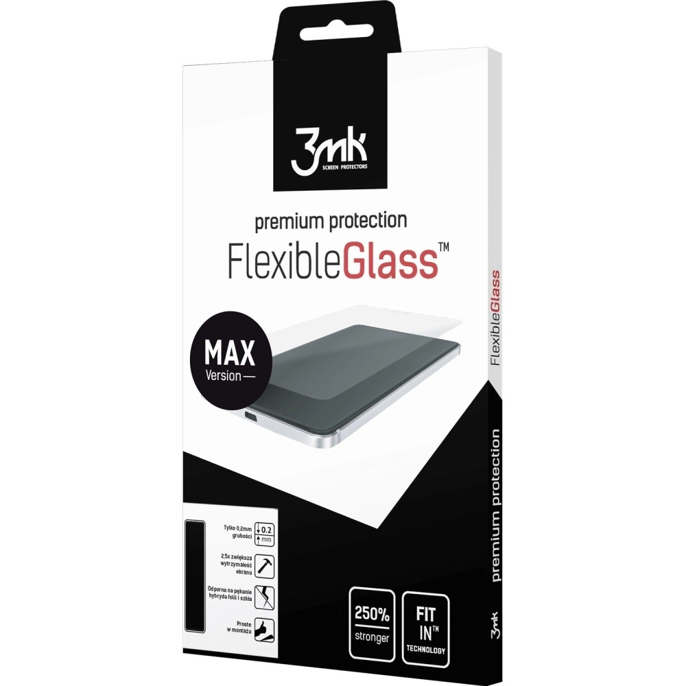 Hurtownia GSM - Hybridní sklo 3MK FlexibleGlass Max Samsung Galaxy A30s/A50/A50s - 3MK145BLK - {ean13} - Hurt