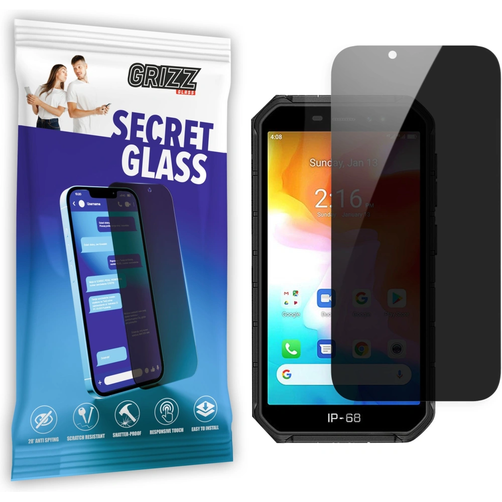 Wholesale GrizzGlass SecretGlass Ulefone Armor X7 - GRZ5827 - {ean13} - Hurt