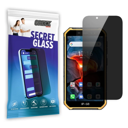 Matowe szkło prywatyzujące GrizzGlass SecretGlass do Ulefone Armor X7 Pro