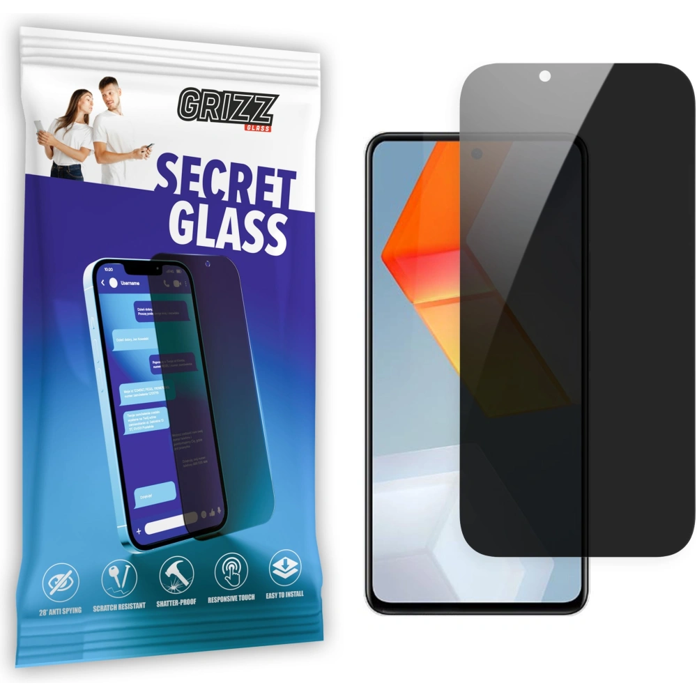 Matowe szkło prywatyzujące GrizzGlass SecretGlass do Vivo IQOO Neo 5S 5G