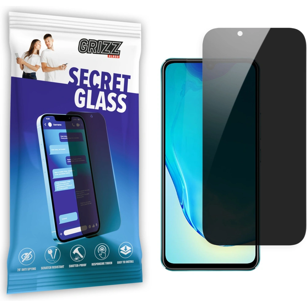 Matowe szkło prywatyzujące GrizzGlass SecretGlass do Vivo V25 5G