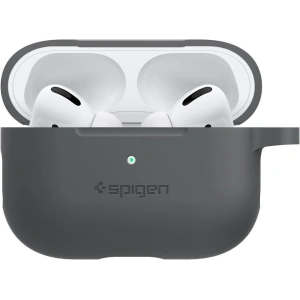 Etui Spigen Silicone Fit Airpods Pro Charcoal