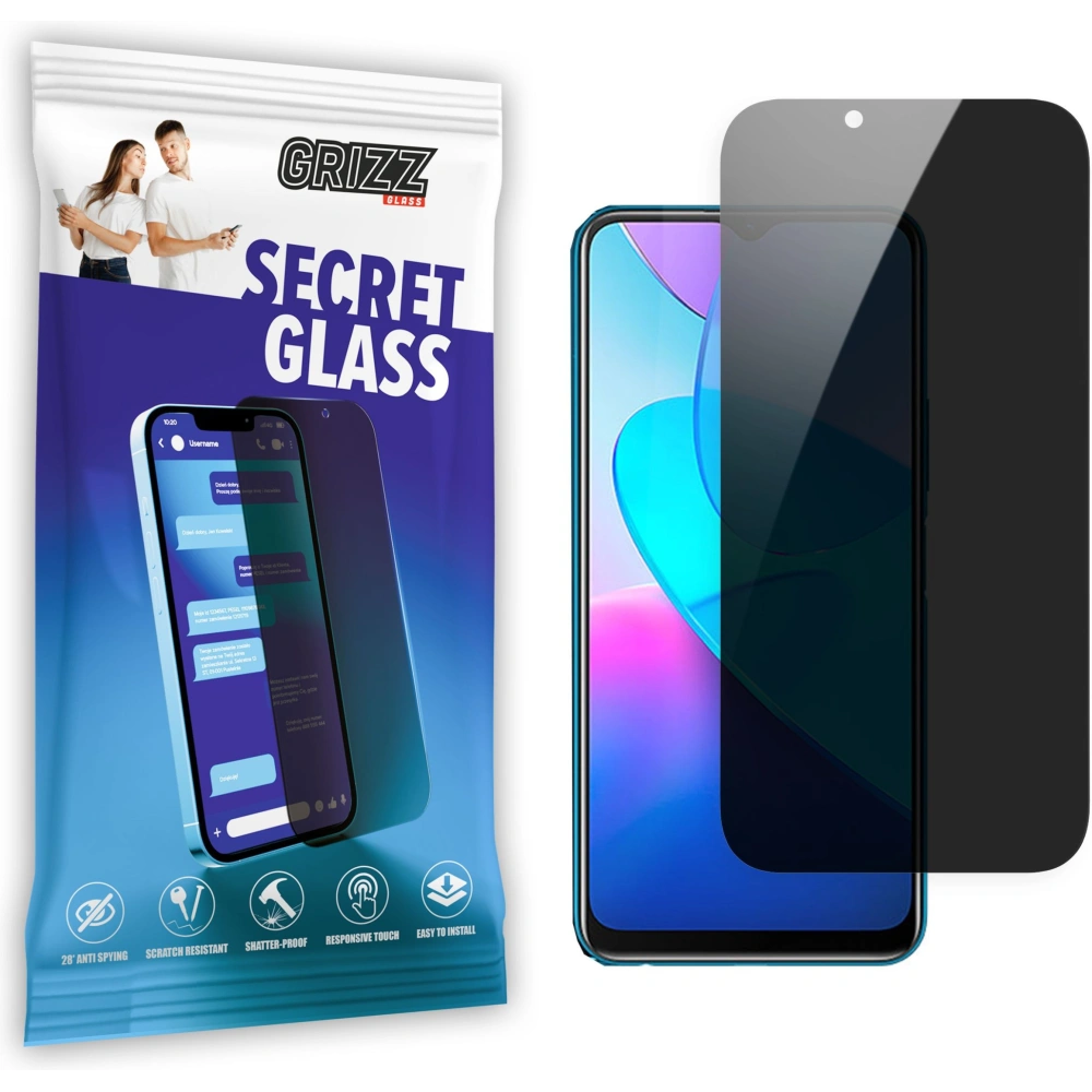 Matowe szkło prywatyzujące GrizzGlass SecretGlass do Vivo Y11s