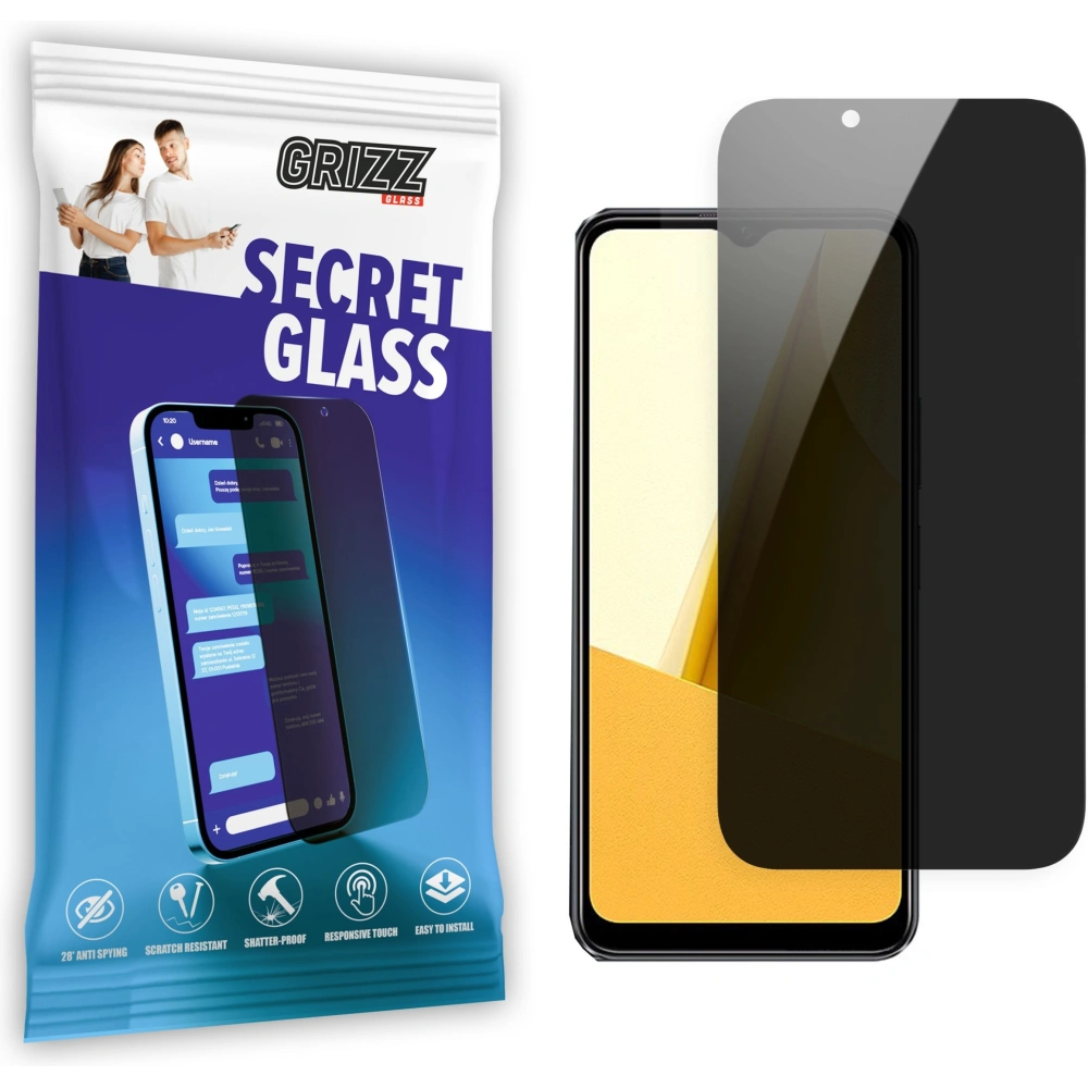 Hurtownia GSM - Privatizáló üveg GrizzGlass SecretGlass a Vivo Y16-hoz - GRZ5891 - {ean13} - Hurt