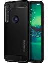 Case Spigen Rugged Armor Motorola Moto G8 Plus Matt Schwarz