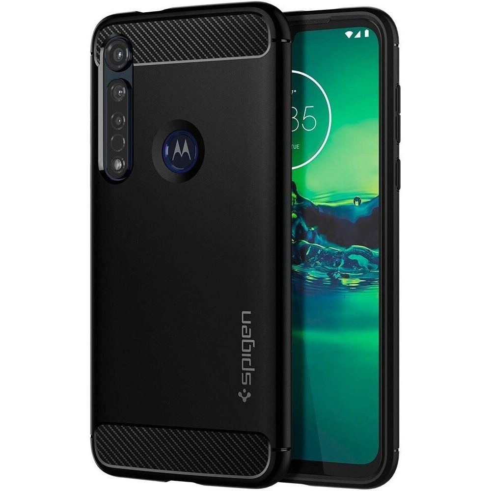Hurtownia GSM - Etui Spigen Rugged Armor Motorola Moto G8 Plus Matte Black - SPN954MBL - {ean13} - Hurt
