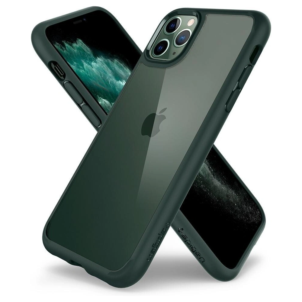 Hurtownia GSM - Etui Spigen Ultra Hybrid Apple iPhone 11 Pro Midnight Green - SPN952GRN - {ean13} - Hurt