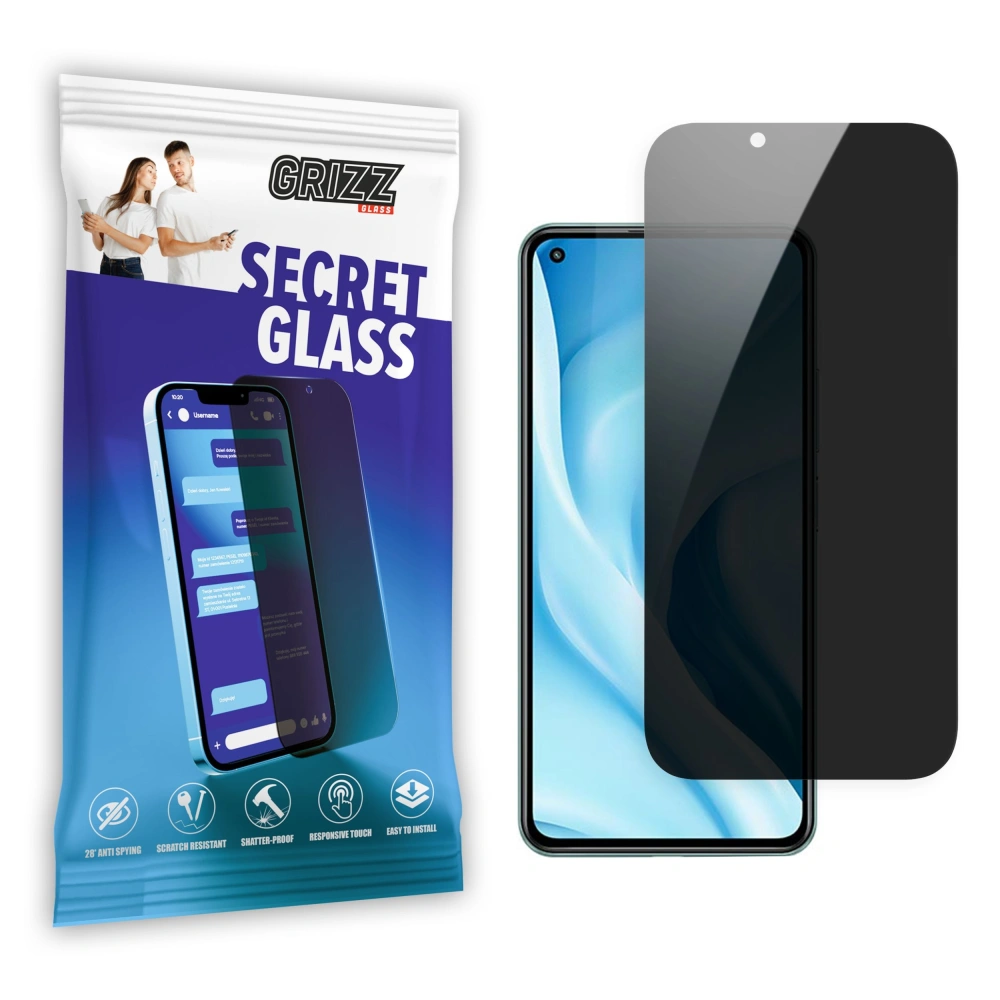 Hurtownia GSM - Pénzügyi üveg GrizzGlass SecretGlass Xiaomi 11 Lite-hoz - GRZ5921 - {ean13} - Hurt