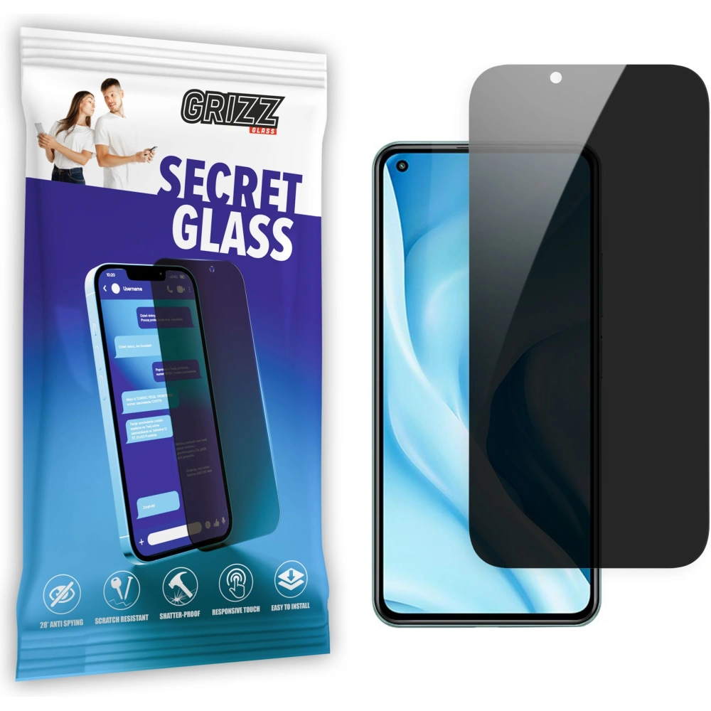 Hurtownia GSM - Sklo privatizující GrizzGlass SecretGlass pro Xiaomi 11 Lite 5G - GRZ5922 - {ean13} - Hurt