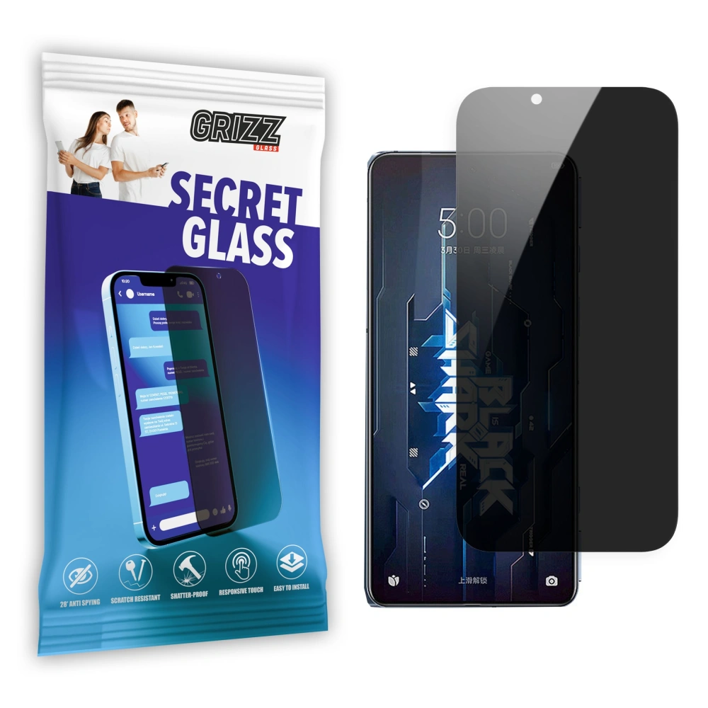 Hurtownia GSM - GrizzGlass Xiaomi Privacy Glass SecretGlass für BlackShark 5 - GRZ5929 - {ean13} - Hurt