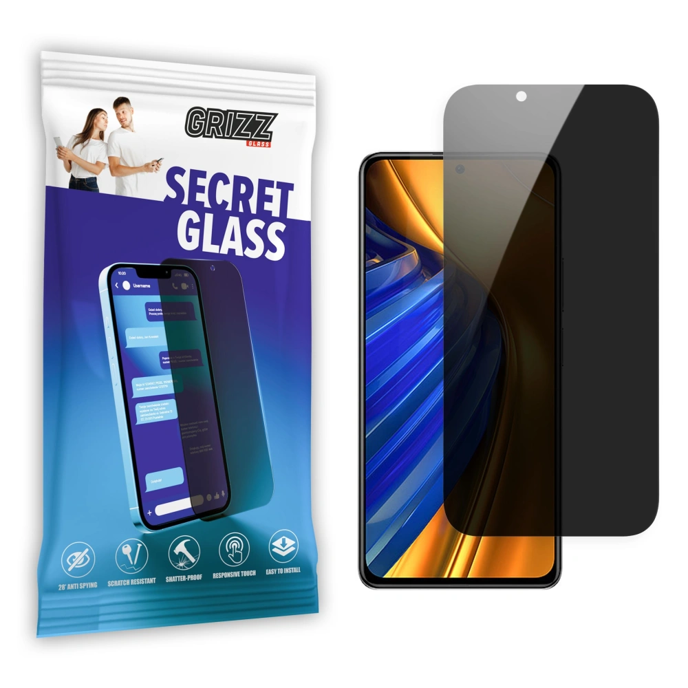 Hurtownia GSM - Sticlă de confidențialitate GrizzGlass SecretGlass pentru Xiaomi POCO F4 - GRZ5946 - {ean13} - Hurt