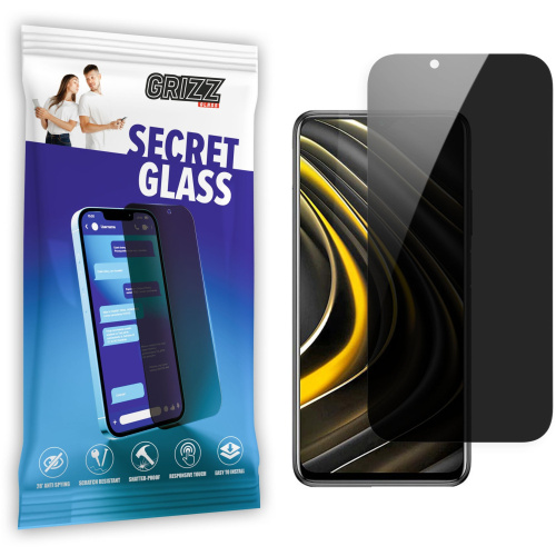 Hurtownia GrizzGlass - 5904063578443 - GRZ5948 - Szkło prywatyzujące GrizzGlass SecretGlass do Xiaomi POCO M3 - B2B homescreen