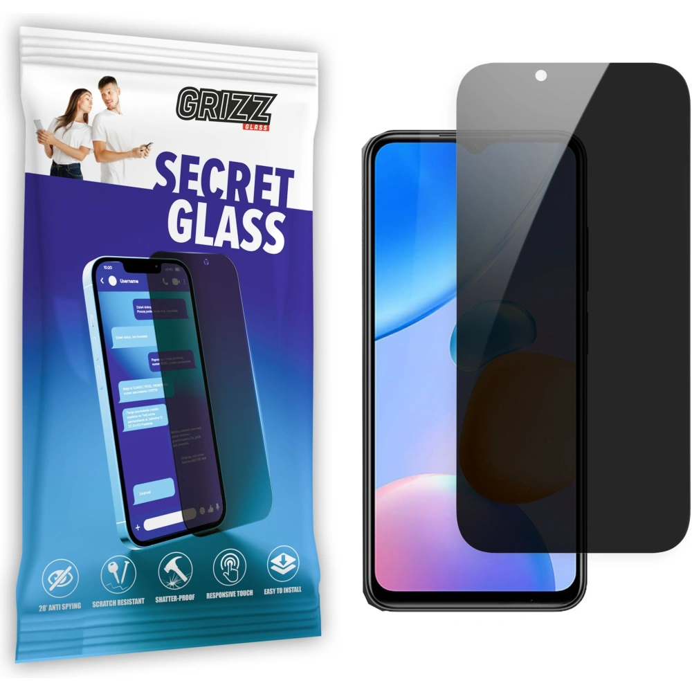 Hurtownia GSM - Sklá privatizující GrizzGlass SecretGlass pro Xiaomi Redmi 11 Prime 5G - GRZ5961 - {ean13} - Hurt